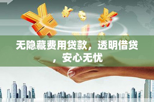 彰武无隐藏费用贷款，透明借贷，安心无忧