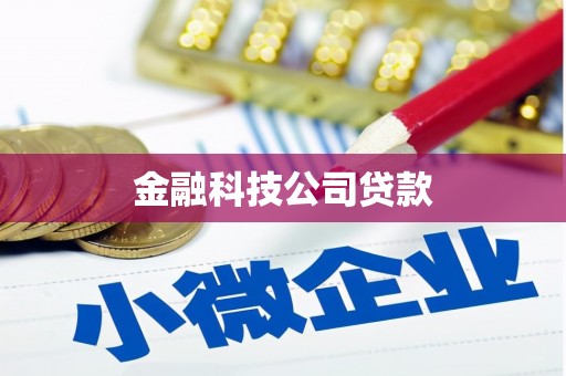 彰武金融科技公司贷款