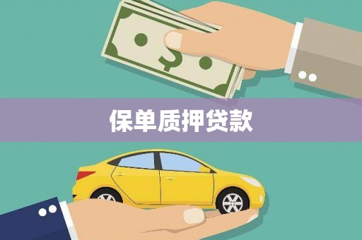 彰武保单质押贷款
