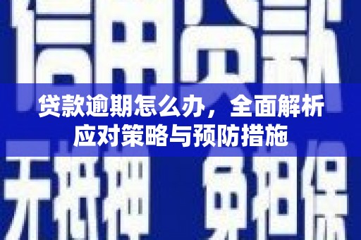 彰武贷款逾期怎么办，全面解析应对策略与预防措施