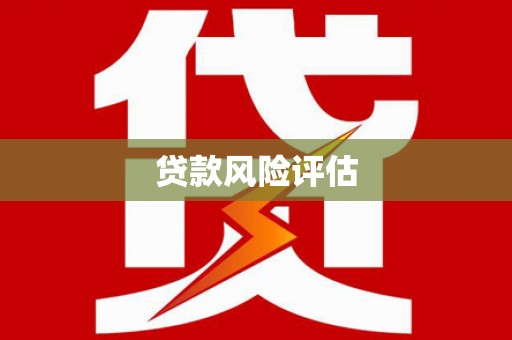 彰武贷款风险评估