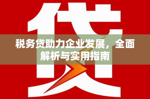 彰武税务贷助力企业发展，全面解析与实用指南