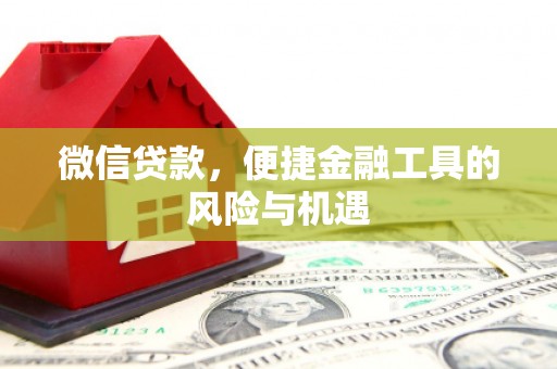 彰武微信贷款，便捷金融工具的风险与机遇