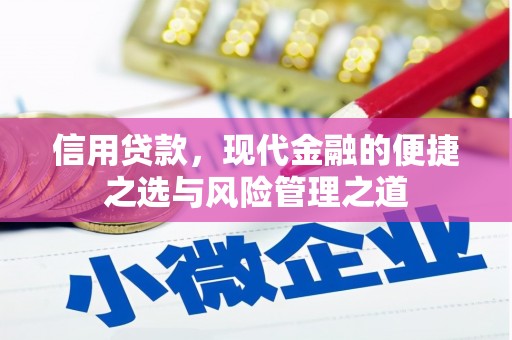 彰武信用贷款，现代金融的便捷之选与风险管理之道