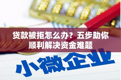 彰武贷款被拒怎么办？五步助你顺利解决资金难题