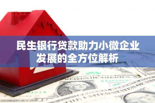 彰武民生银行贷款助力小微企业发展的全方位解析