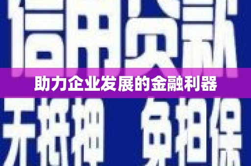 彰武助力企业发展的金融利器