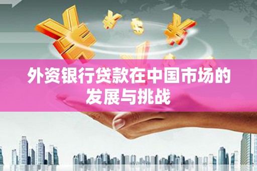 彰武外资银行贷款在中国市场的发展与挑战