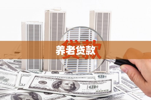 彰武养老贷款