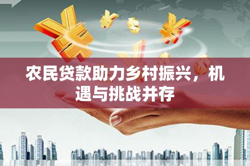 彰武农民贷款助力乡村振兴，机遇与挑战并存