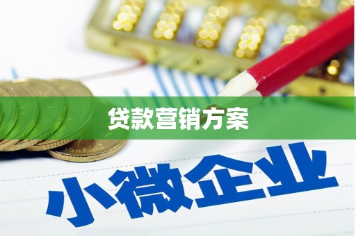 彰武贷款营销方案