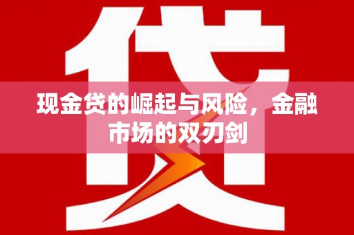 彰武现金贷的崛起与风险，金融市场的双刃剑