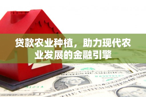彰武贷款农业种植，助力现代农业发展的金融引擎