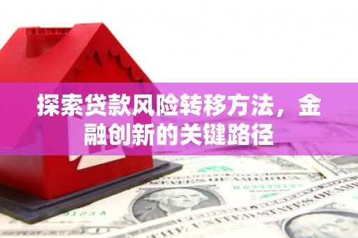 彰武探索贷款风险转移方法，金融创新的关键路径